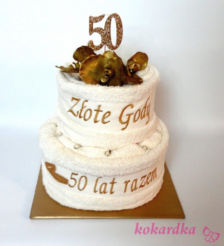 jak udekorować tort na 50 rocznicę ślubu
